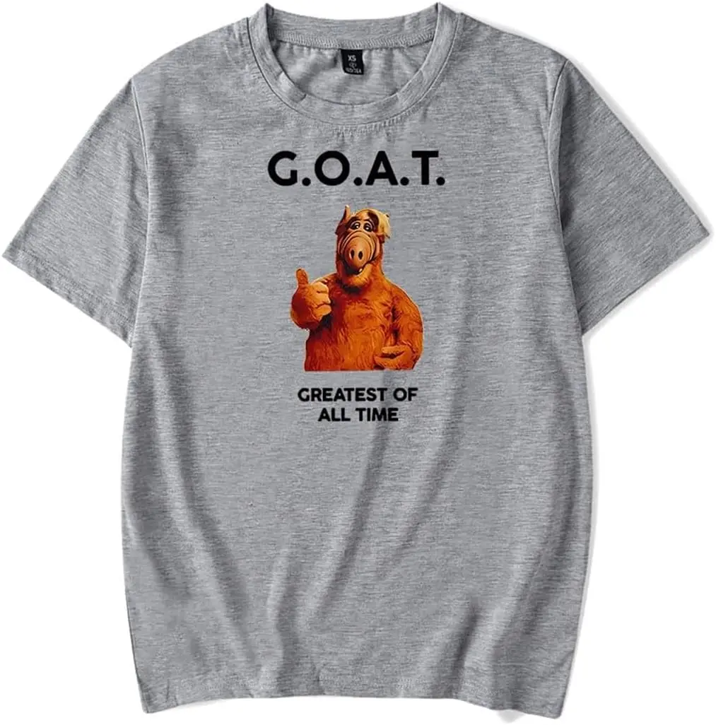 Ricky Stanicky Alf Goat Greatest of All Time T-Shirt Movie Series Crewneck Casual Cotton Printed Tees Unisex