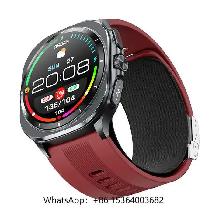

2025 New TK65 AMOLED Smartwatch BT Call NFC Fitness Tracker with ECG Pressure Monitor Smart Watch