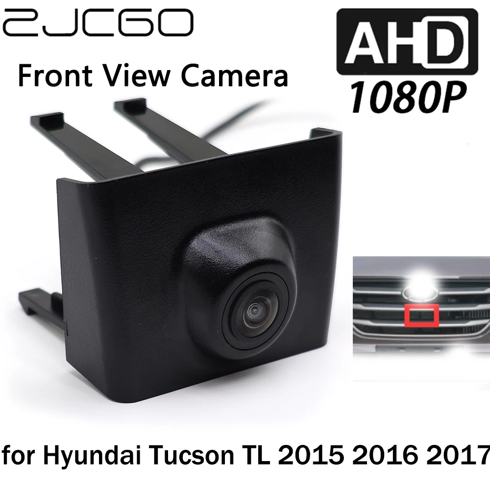 

ZJCGO Front View LOGO Parking Camera AHD 1080P Night Vision for Hyundai Tucson TL 2015 2016 2017