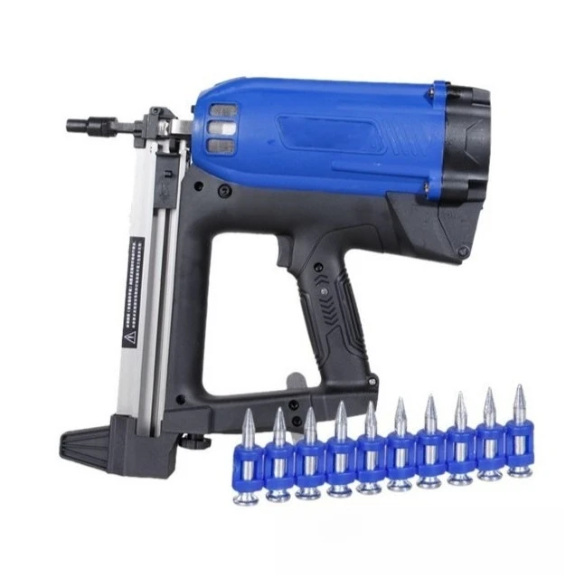 Concrete electric nail gun, air exhaust nail straight nail gun, cement wall steel nail gun for plumbers