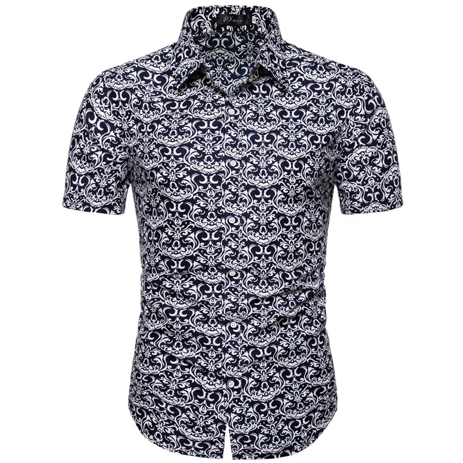 Camiseta informal de manga corta para hombre, camisa transpirable con estampado 3D para playa, novedad de primavera y verano, 2024