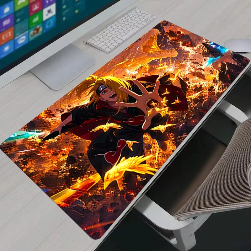 N-Naruto Mouse Pad Large Gaming Desk Mat Non Slip Rubber Base Keyboard Pad Laptop Desk Accessories Offices Accessories