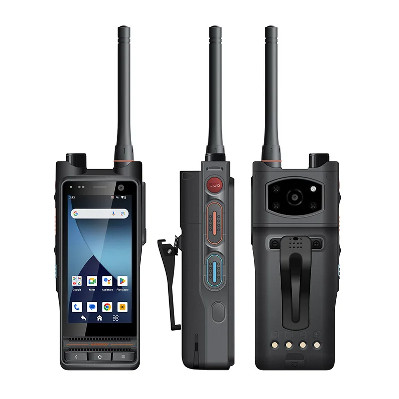 

POC 4W DMR Analog Dual Mode Walkie Talkie Android 14 NFC 4G LTE IP68 Waterproof UNIWA P8 Top-rated Two-way Radio Phone