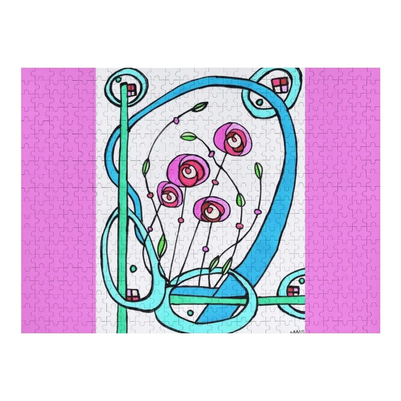 

Головоломка After Charles Rennie Mackintosh на заказ, детский подарок на заказ, персонализированные детские подарки, головоломка