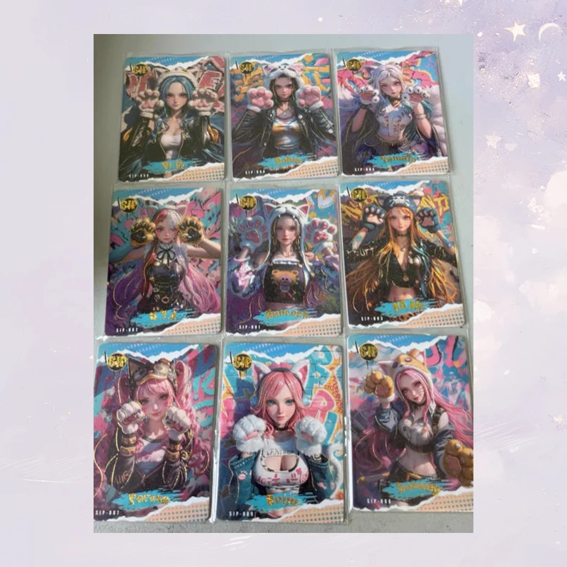Anime ONE PIECE SIP KIR LW Card Set Nefertari D. Vivi Vinsmoke Reiju Carrot Yamato Shirahoshi Boa Hancock Collectible Cards