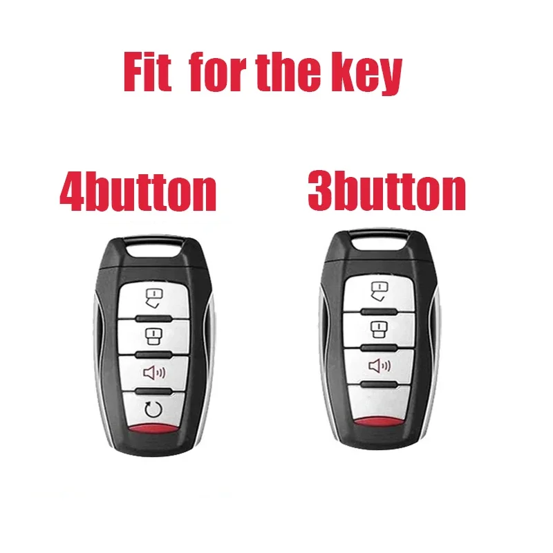 Car Key Case Cover Holder Shell For Great Wall POER Haval Hover H1 H4 H6 H7 H9 F5 F7 H2S GMW Coupe Auto Key Accessories