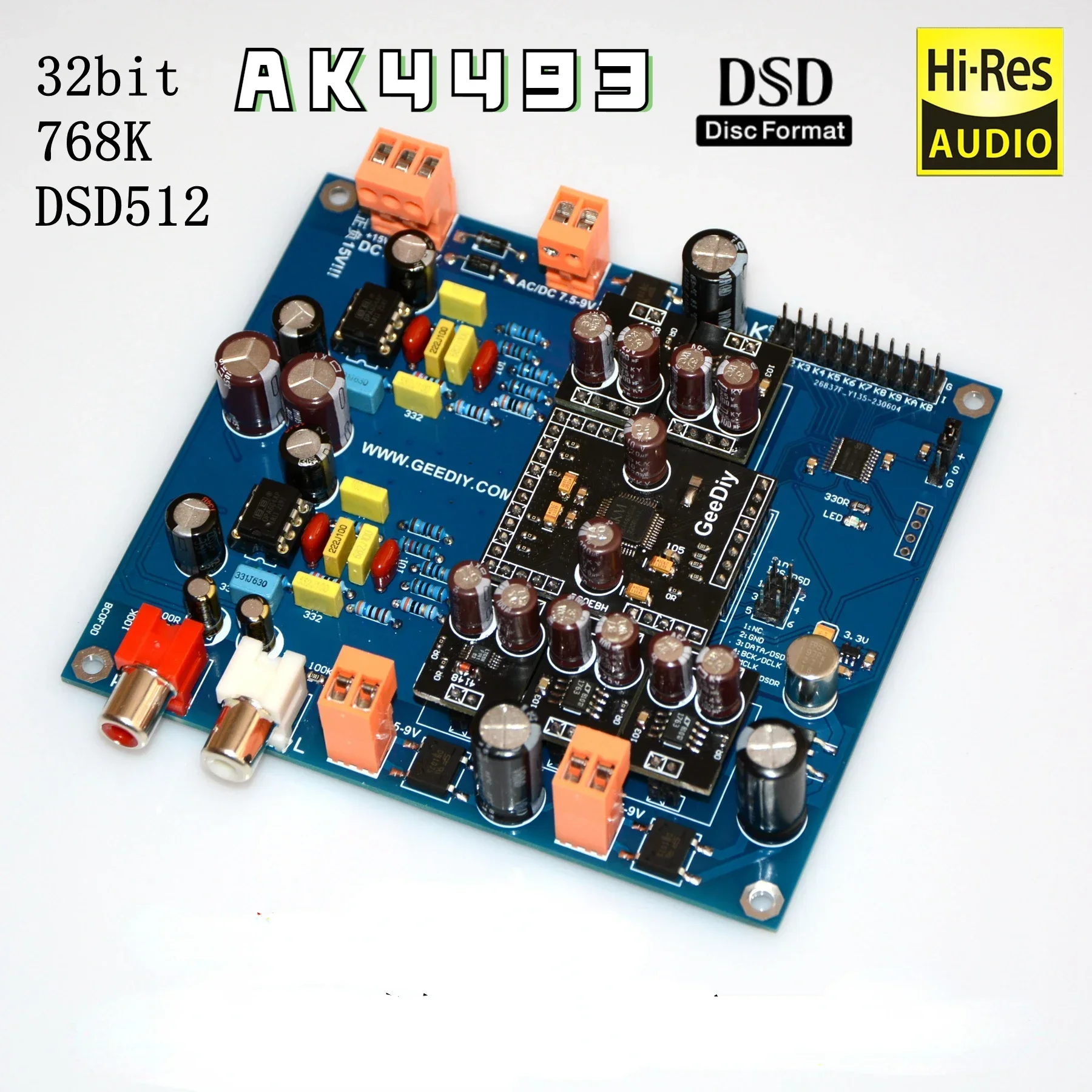 il-decoder-dac-i2s-dsd-ak4493seq-aggiornato-da-nvarcher-768k-dsd512-puo-sostituire-ak4497