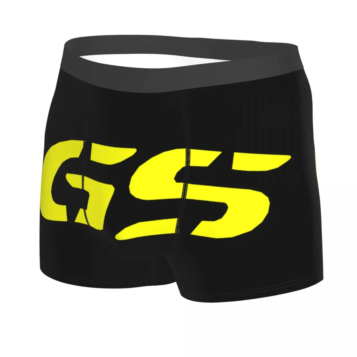 Novelty Yellow GS Motorcycle Adventure Boxers Shorts Panties Men's Underpants Stretch Enduro Motorbike Briefs Underwear