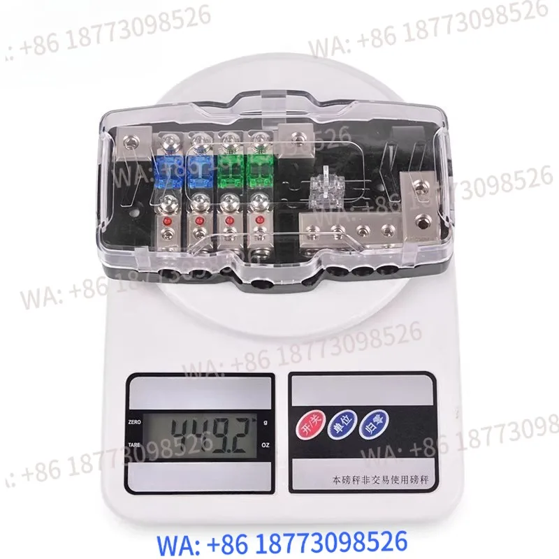 C-ar a-udio power fuse holder, two in and four out fuse multifunctional box