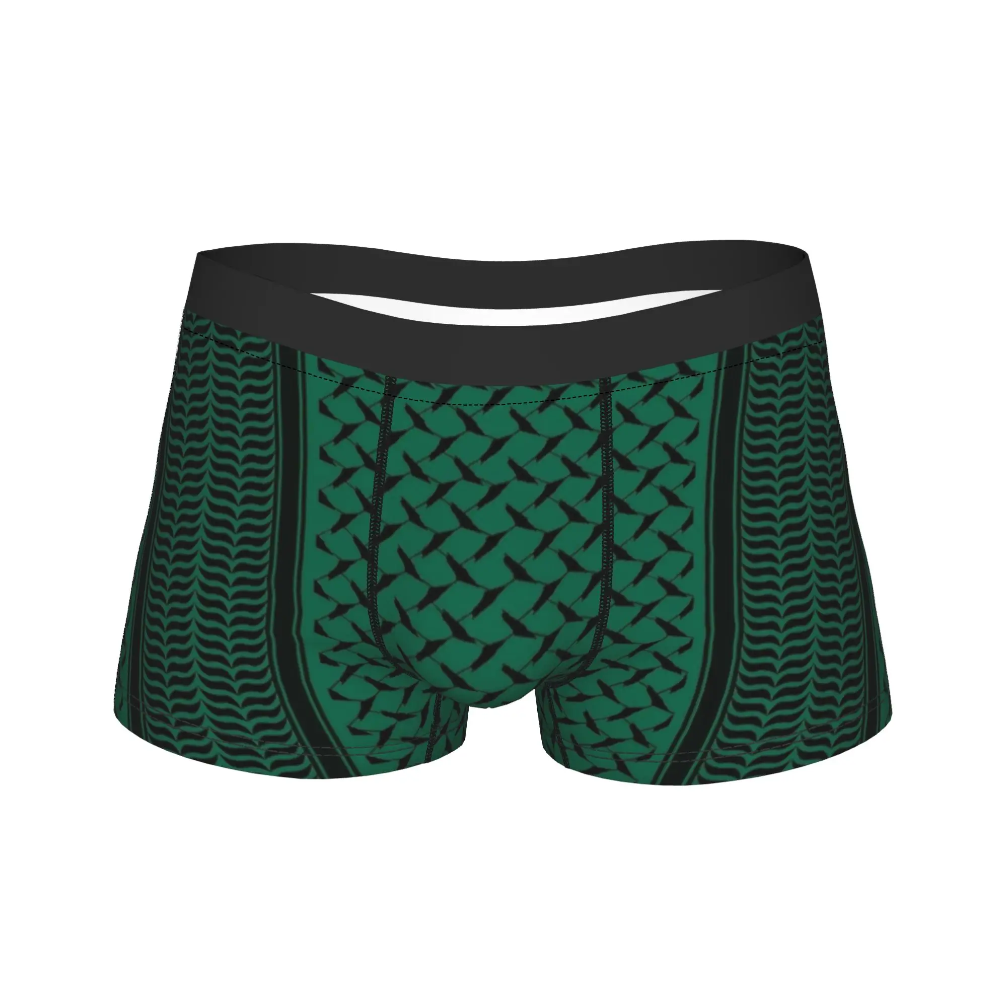 

Novelty Boxer Keffiyeh Arabic Style Pattern 4 Shorts Panties Briefs Man Underwear Polyester Underpants for Male S-XXL