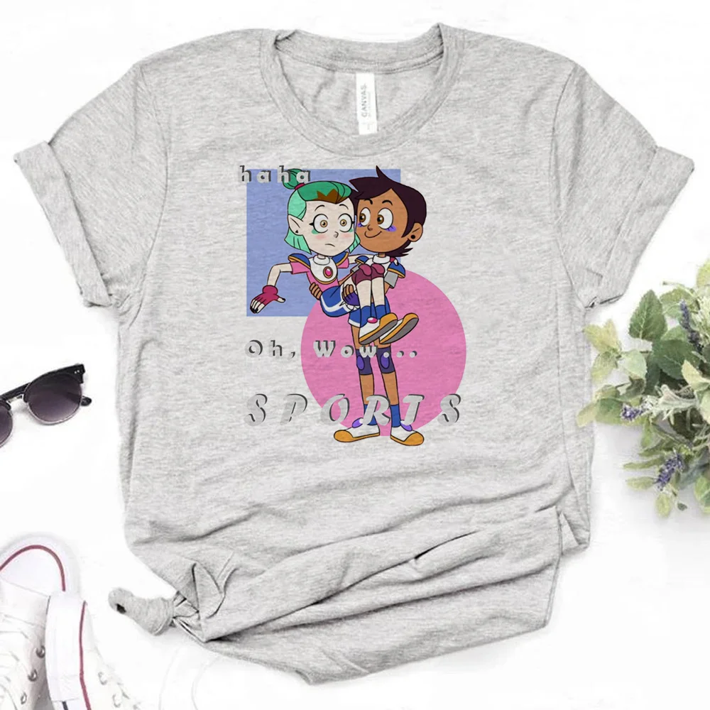 Owl House t-shirts women manga tshirt female funny clothes