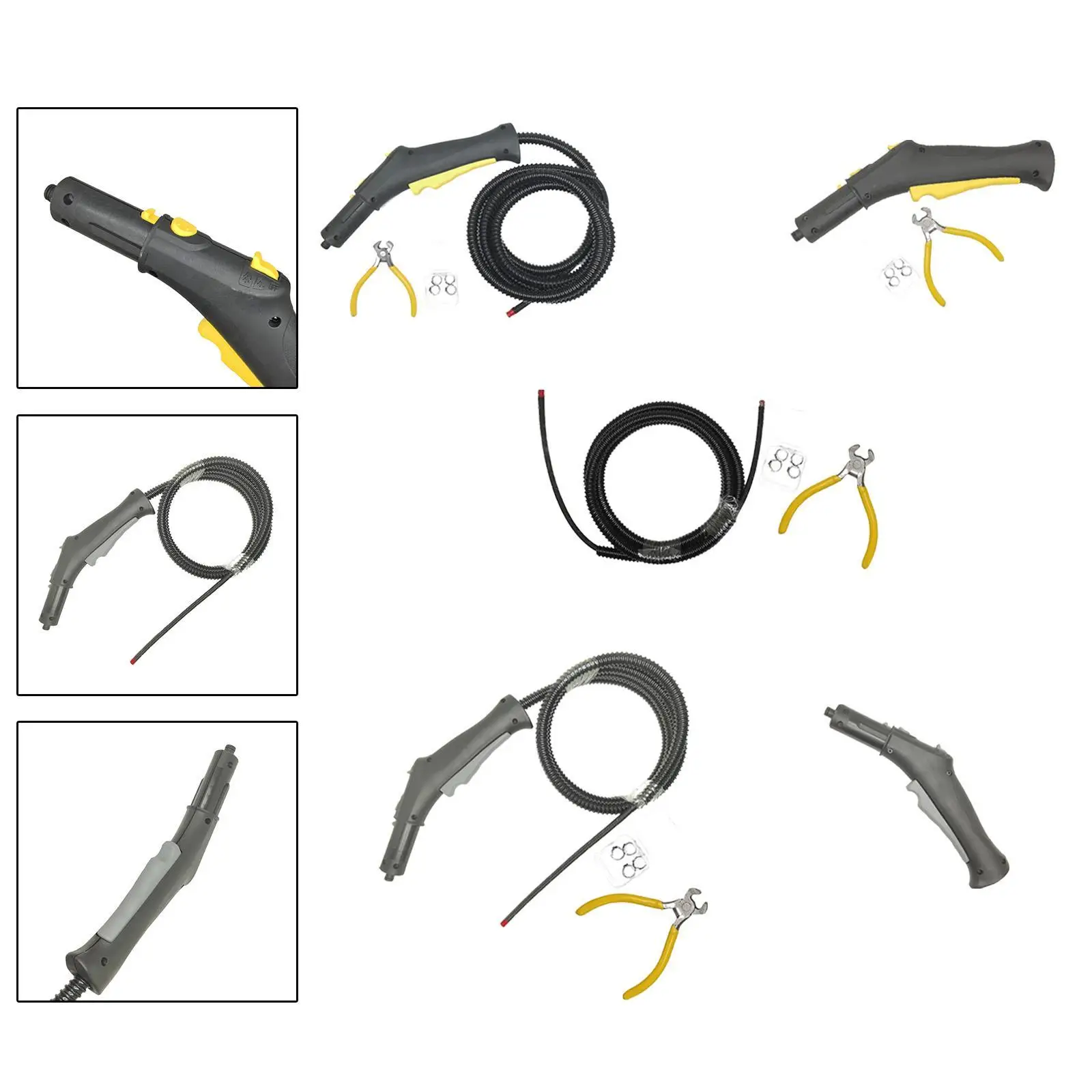 

Replacement Steam Cleaner Hose Efficiently Multifunction Easy Installation Steam Cleaner Spare Parts for SC3 Yard Home Garden