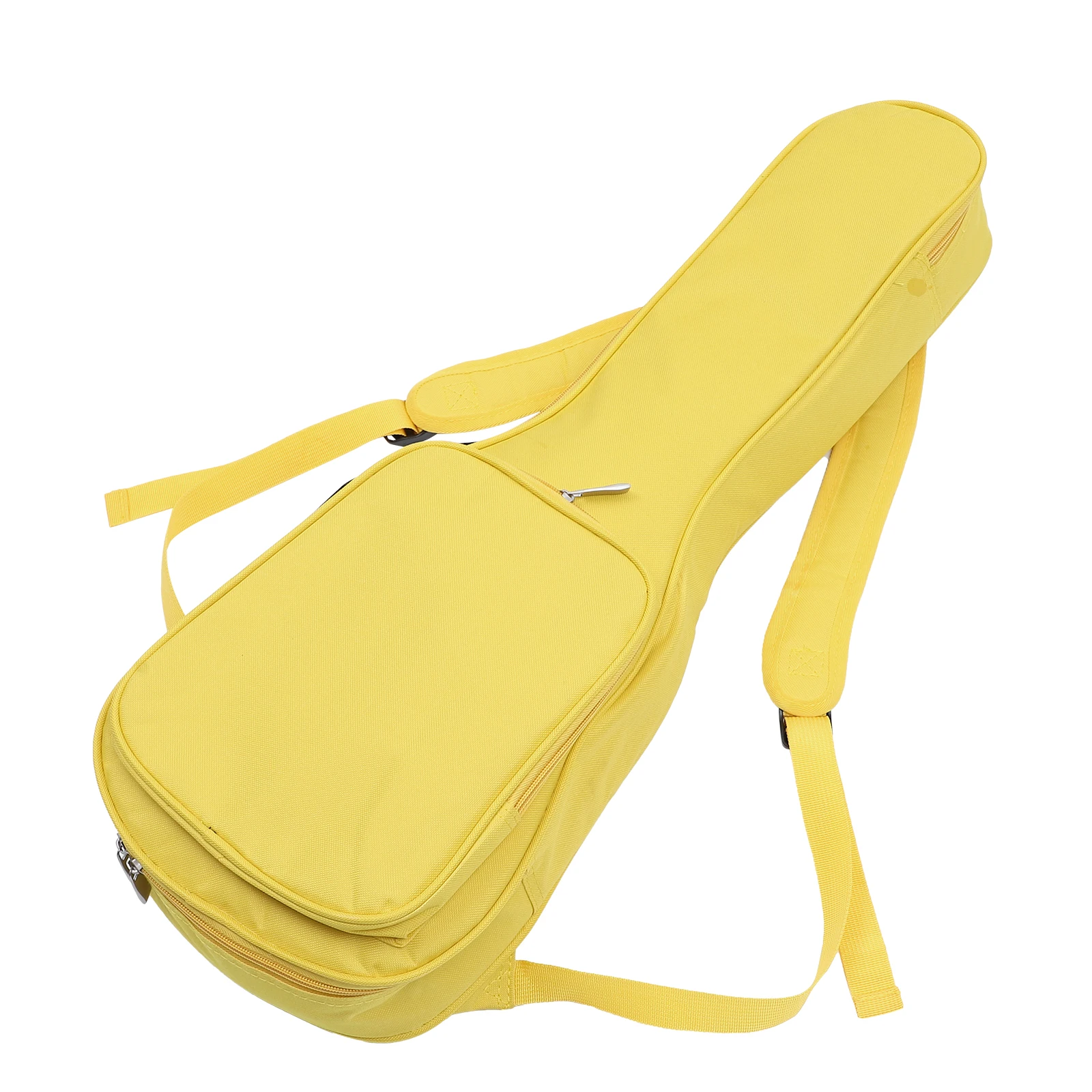 

Cotton Ukulele Bag 26-27 Inch Yellow Adjustable Straps Large Capacity Waterproof Fabric Scratch Protection Musical Instrument