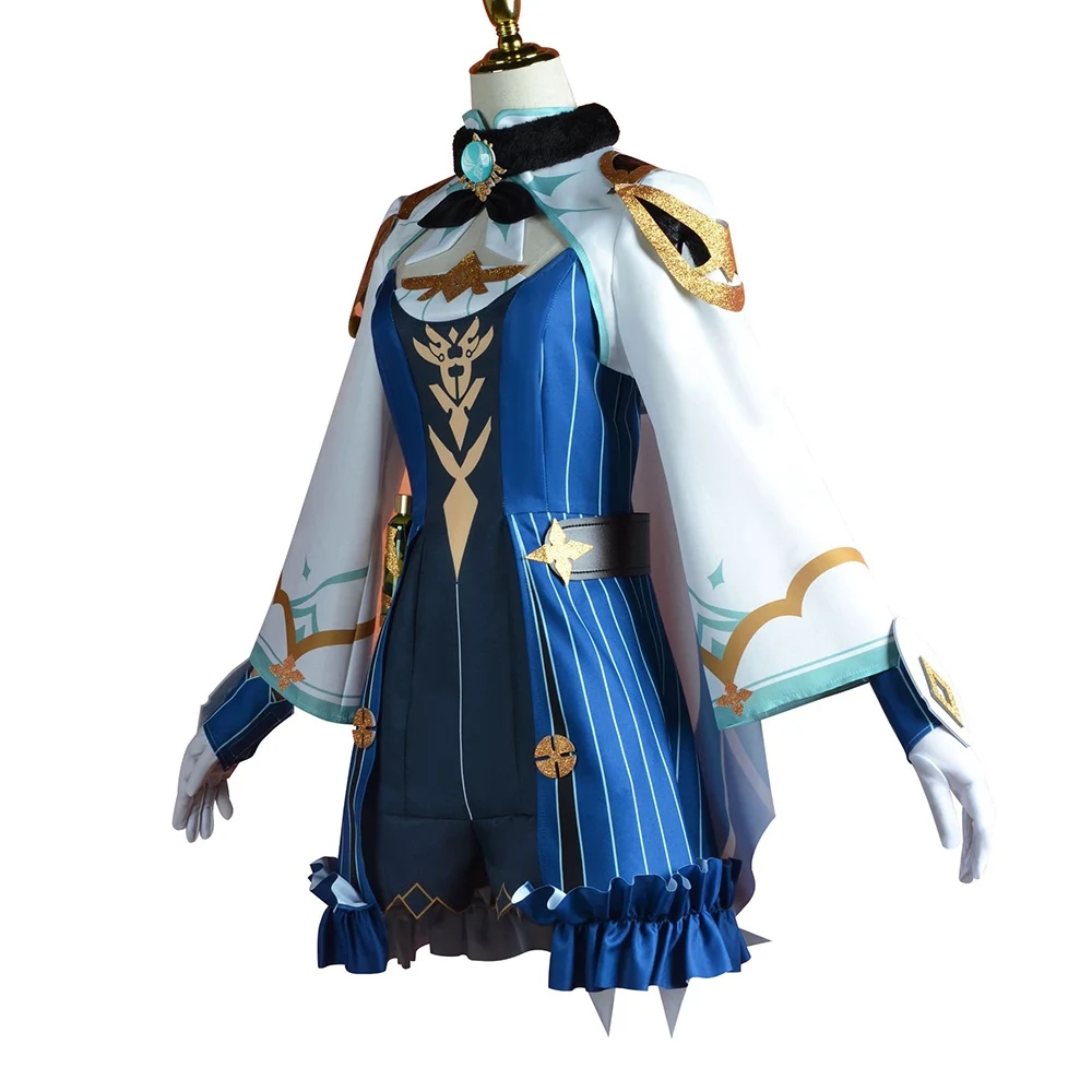 Conjunto Completo Fantasias Cosplay de Alchemist, Jogo de Impacto Genshin, Sacarose