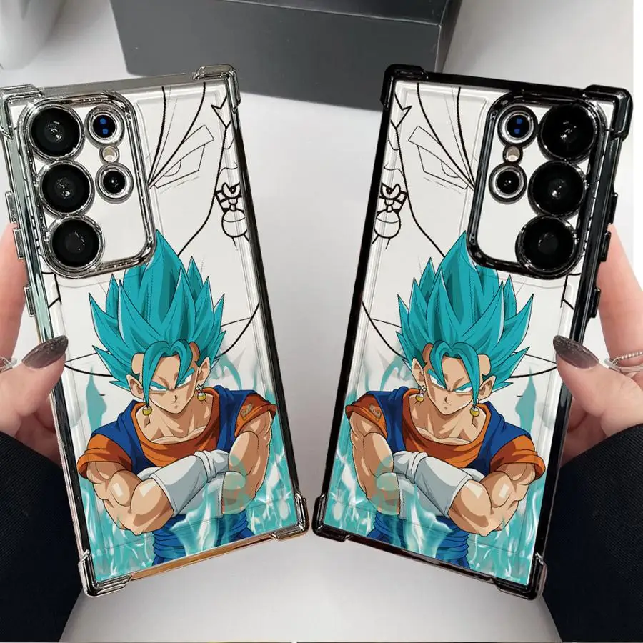 Чехол для телефона DragonS Ball Son Goku для Samsung Galaxy S25 Plus S23 S25 Edge S20 FE S25 Ultra S21FE S24 S22 Ultra Clear Cover