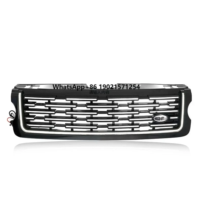 

New Design Front Grill Facelift Bumper Grille With Light for Land Rover Range Rover Vogue 2013-2017