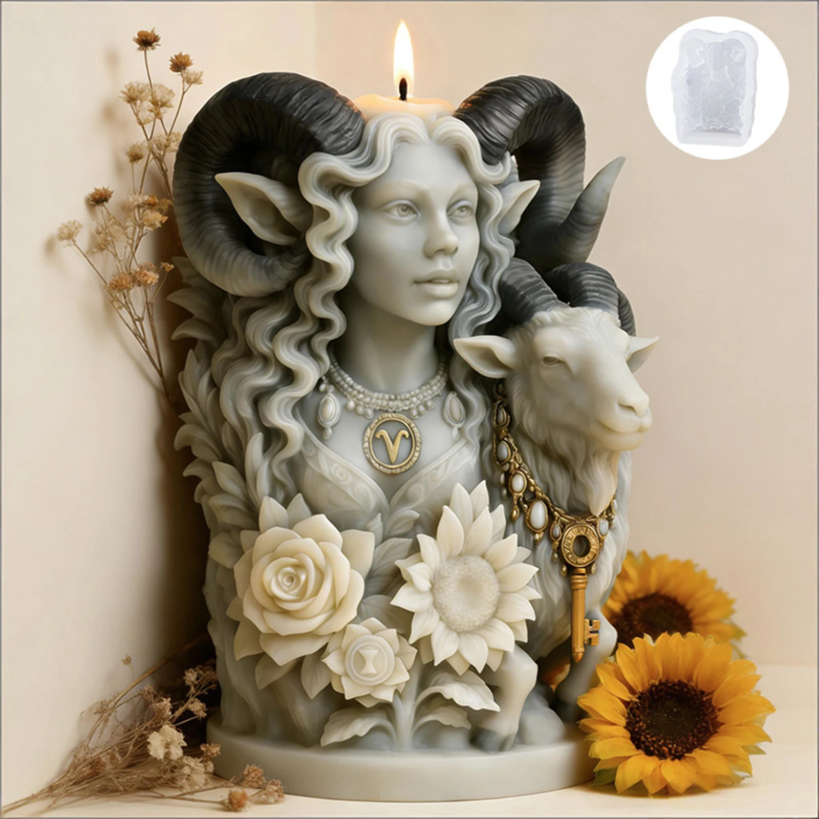 Silicone Goat Goddess DIY Cand - Art Craft Easy ulasan dan harga