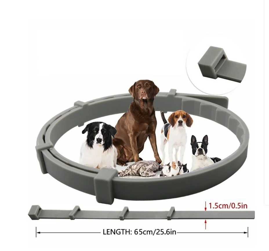 

Summer hot New outdoor plant cat flea control dog mosquito repellent insect repellent flea controls adjustable collar practical