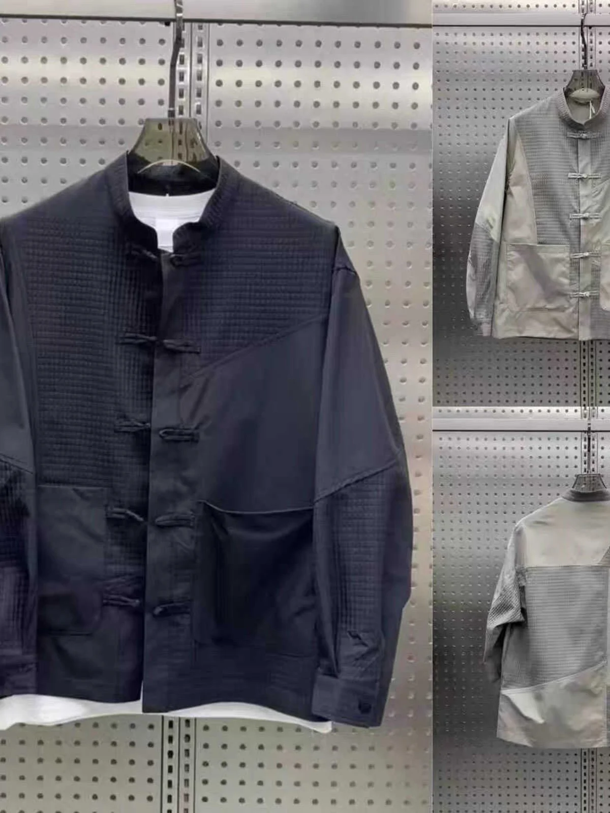 

Retro Button Men's Casual Jaet Spring 2024 New Sle Youth Faion High Waist Straight Leg Pants Long Sve Polyester