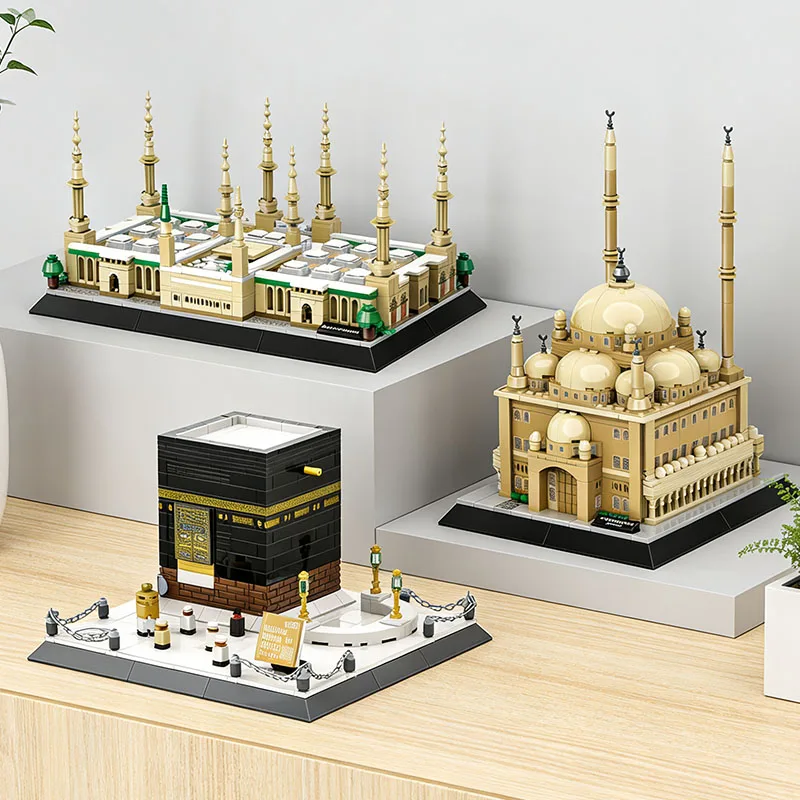 

Конструктор «Мечеть Кааба в Мекке»: Модель мировой архитектуры, развивающий набор для сборки из мелких деталей для взрослых и детей