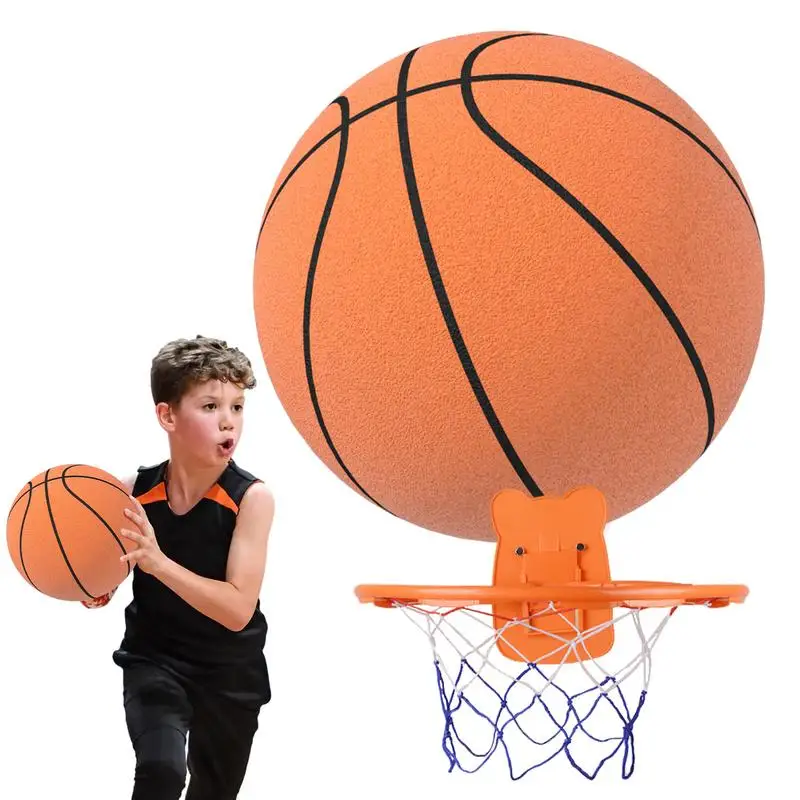 

Silent Basketball High-Resilience Indoor Mute Basketball Soundless Basketball for Kids Various Indoor Activities supplies