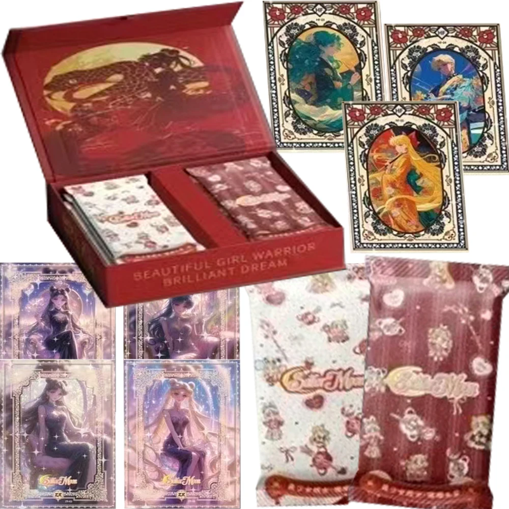 

Sailor Moon Collection Cards for Kids Anime Classic Magical Girl Sweet Lovely Charm Character Portrait Cards Toys Hobbies Gifts