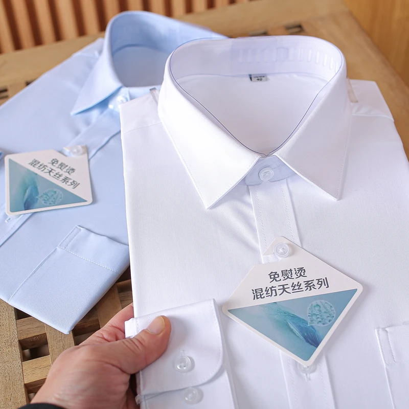 

Ironl Men's Long Sve Silk irt Casual Busin Stand Fit Faion Urban Youth All Season Stand Tailoring Pure Color