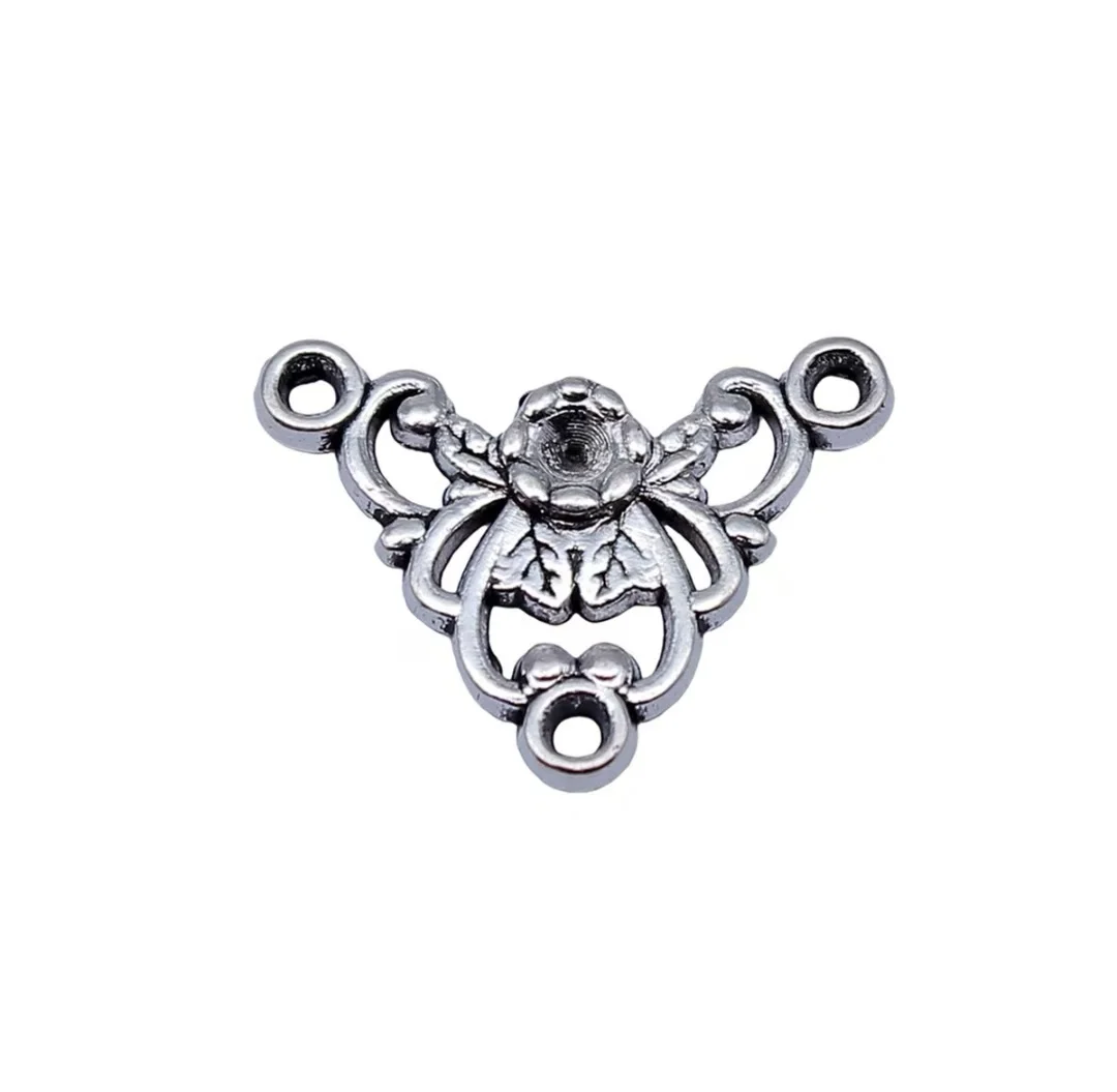 

50pcs 19x14mm Zinc alloy metal tibetan silver,antiqued bronze plated connector T1483 for jewelry making