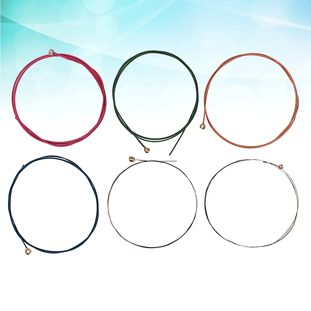 

6 Pcs Guitar Bag Acoustic Steel for Classical Parts Rope Electroacoustic and Accessories