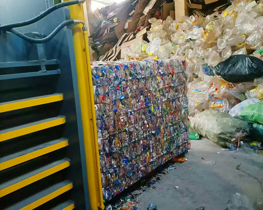 Hydraulic Baling Machine Fully Automatic Horizontal Baling Press Machine Waste Paper Carton Recyclable Baler