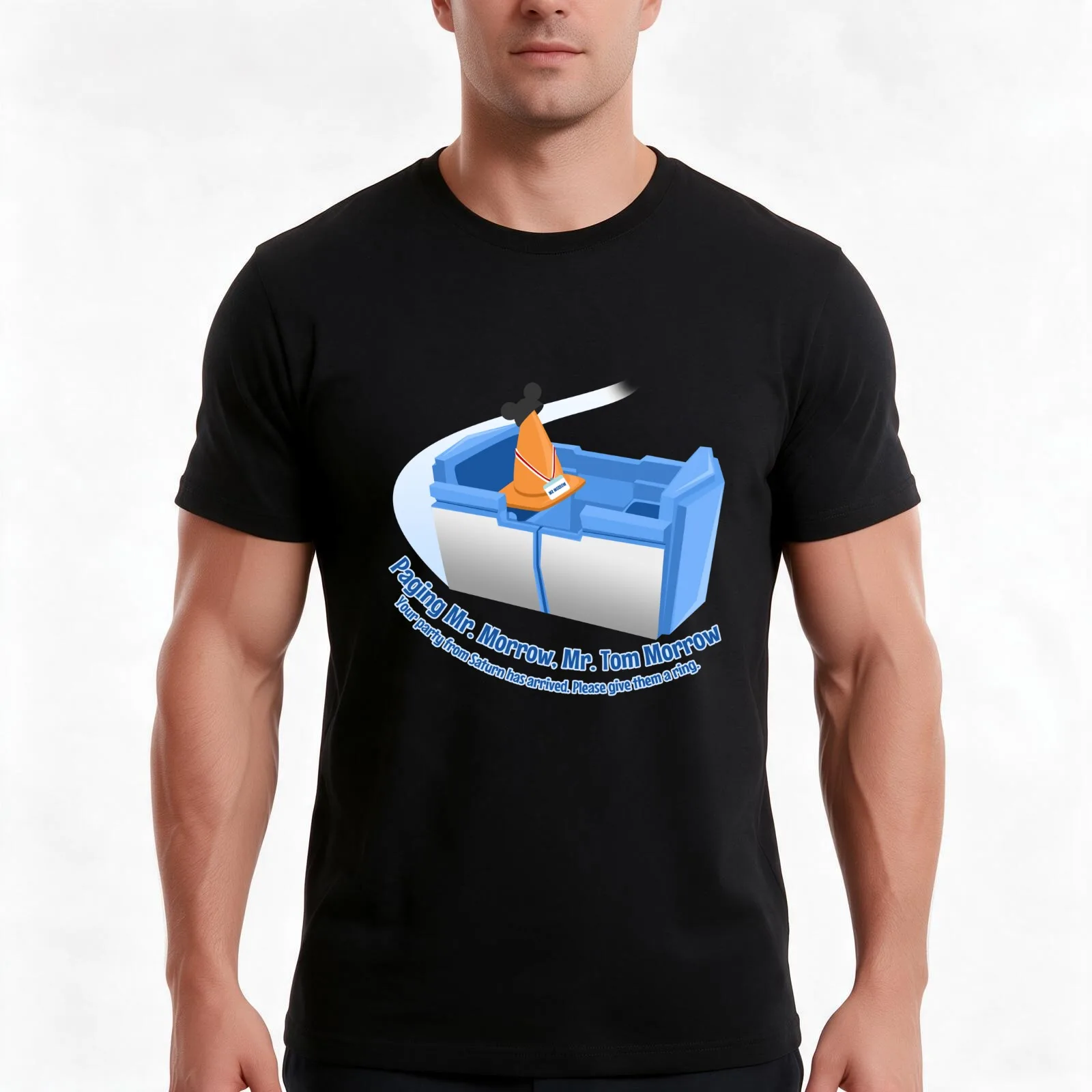 Mr. Morrow, Mr. Tom Morrow T-Shirt, Summer Casual Cotton Tee, Oversized Streetwear Tops, Vintage Graphic Print, Unisex Men Women