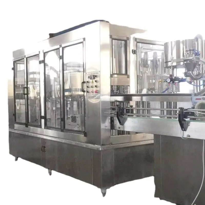 Factory Direct Automatic 3 in 1 Pure Water Filling Plant 500ml PET Bottle Custom