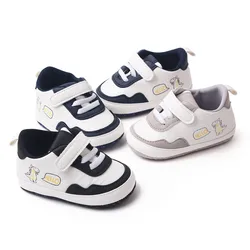 2026 New Baby Casual Shoes Fashion Spring Autumn Toddler Shoes Sneakers Soft Sole Newborn Boys Girls PU First Walkers