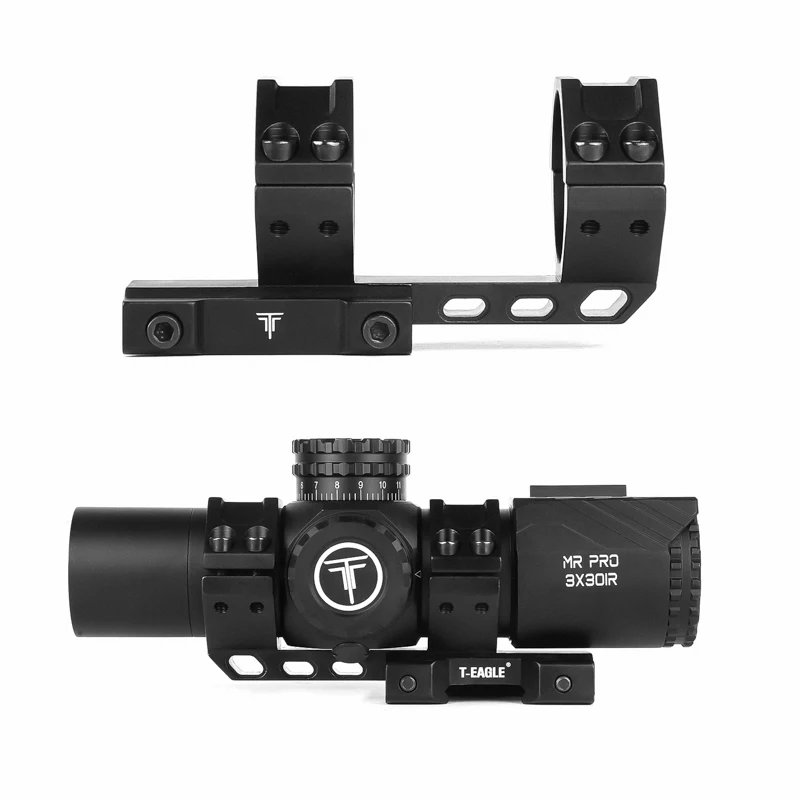 T-Eagle MR Pro 3x30IR Optical Caza Weapons Lunettes Compact 34mm Tube Rifle Scope For Hunting Airsoft Sight Airgun Riflescope