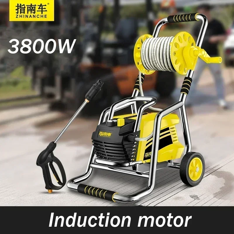 3800W Commercial/Household Car Washing Machine Industrial High Pressure Water Pump Water Gun Foam Generator Car Accessories