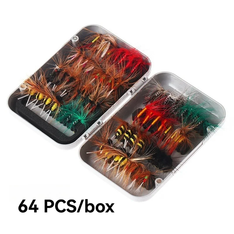 AF93-ensemble de crochets à mouche mélangés ensemble de décoration crochet à mouche décoration crochet de ceinture ensemble mixte crochet à mouche pour la pêche à la mouche truite appât à mouche