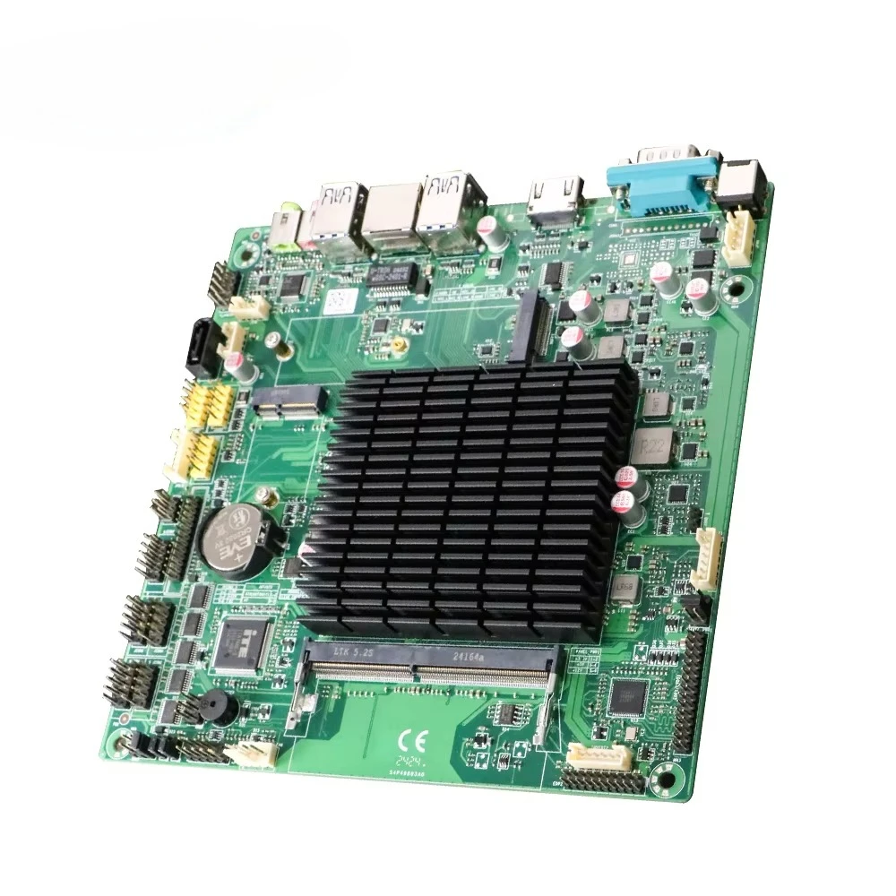 

Industrial Fanless Mainboard DDR4 Single Channel 4USB3.0 6USB2.0 6COM LPT New Unopened J6412 SATA Hard