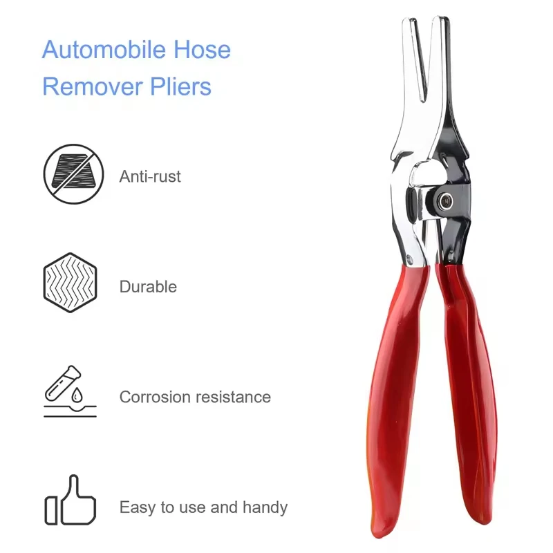 Angled Fuel Vacuum Line Tube Hose Remover Repair Tool Durable Separator Pliers Pipe Auto Tubing Pipe Separator Pliers