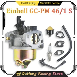 Brand NEW Carburetor Kit Spark Plug Pump Primer Gasket Hose GC-PM 46/1 S GC-PM 51/2 S HW HBM 46 R Lawn Mower Garden Tool