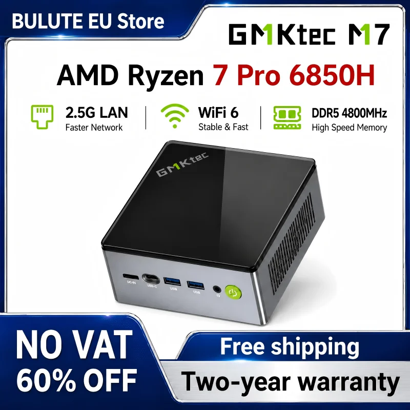 Mini PC GMKtec Ryzen 7 6850H OCuLink