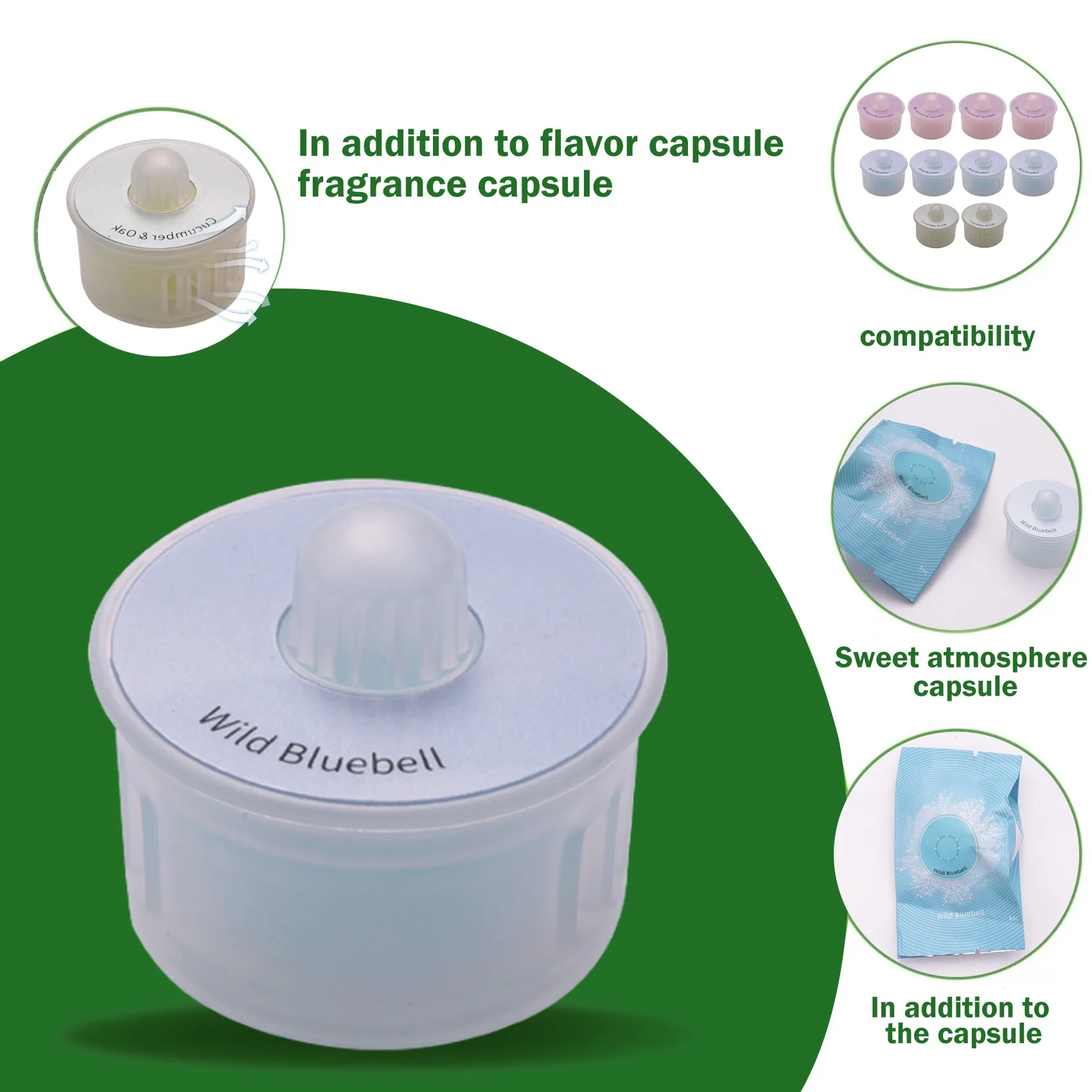 A56T 10Pcs Air Freshener Replacement Capsules for Ecovacs Deebot T9, T9 MAX T9 Power T9 AIVI Accessories