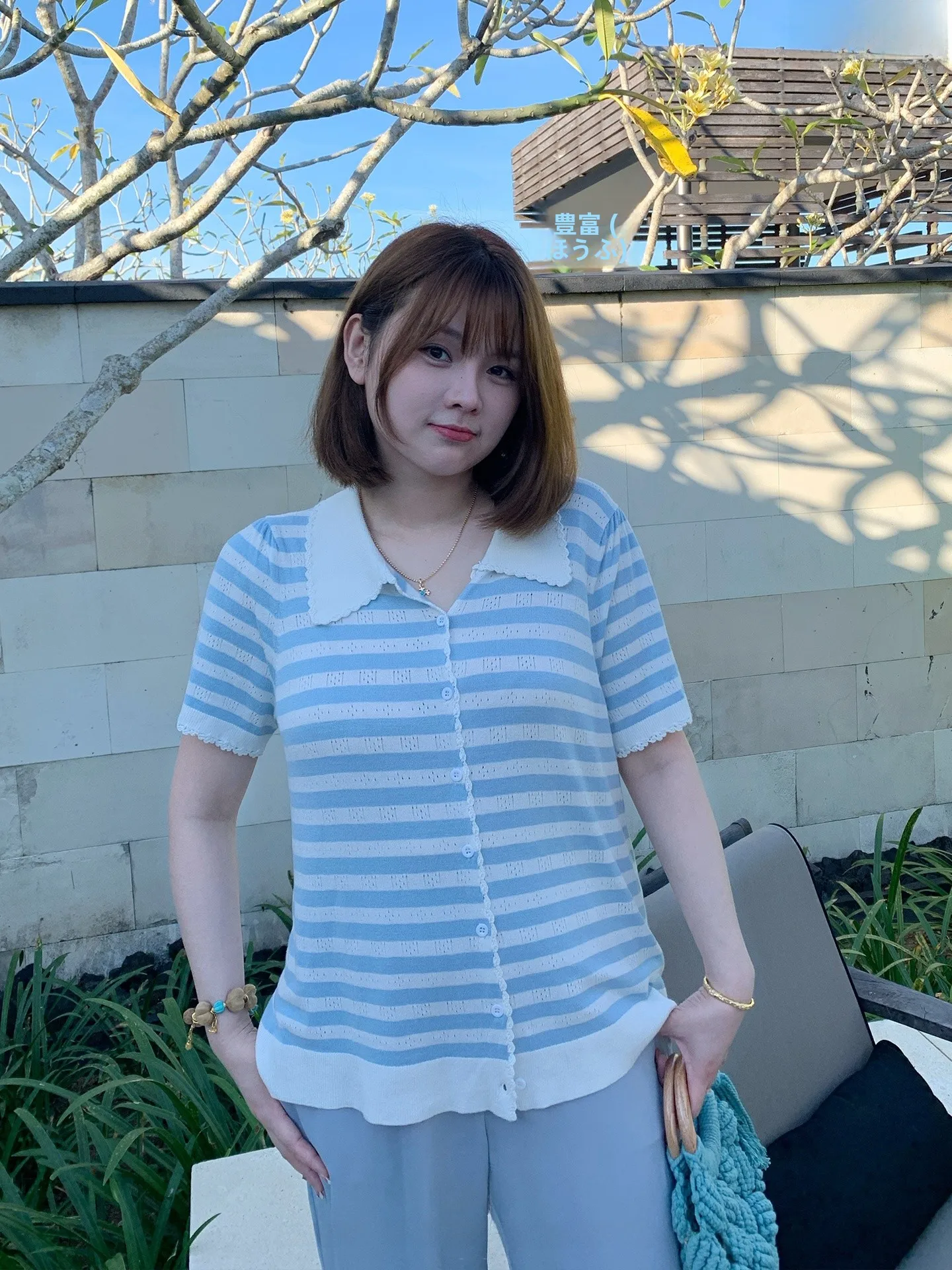 

Handmade Crochet Knitwear Top Large Size Women's Fashion Casual Summer Thin Short Sleeve Turn-down Collar Floral Patterned