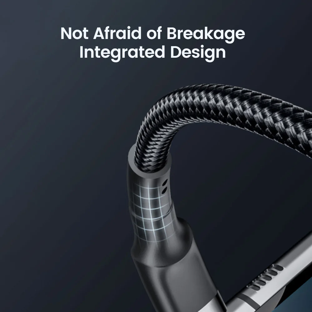 Кабель зарядный Elough с USB C на USB Type C, 5 А, 120 Вт