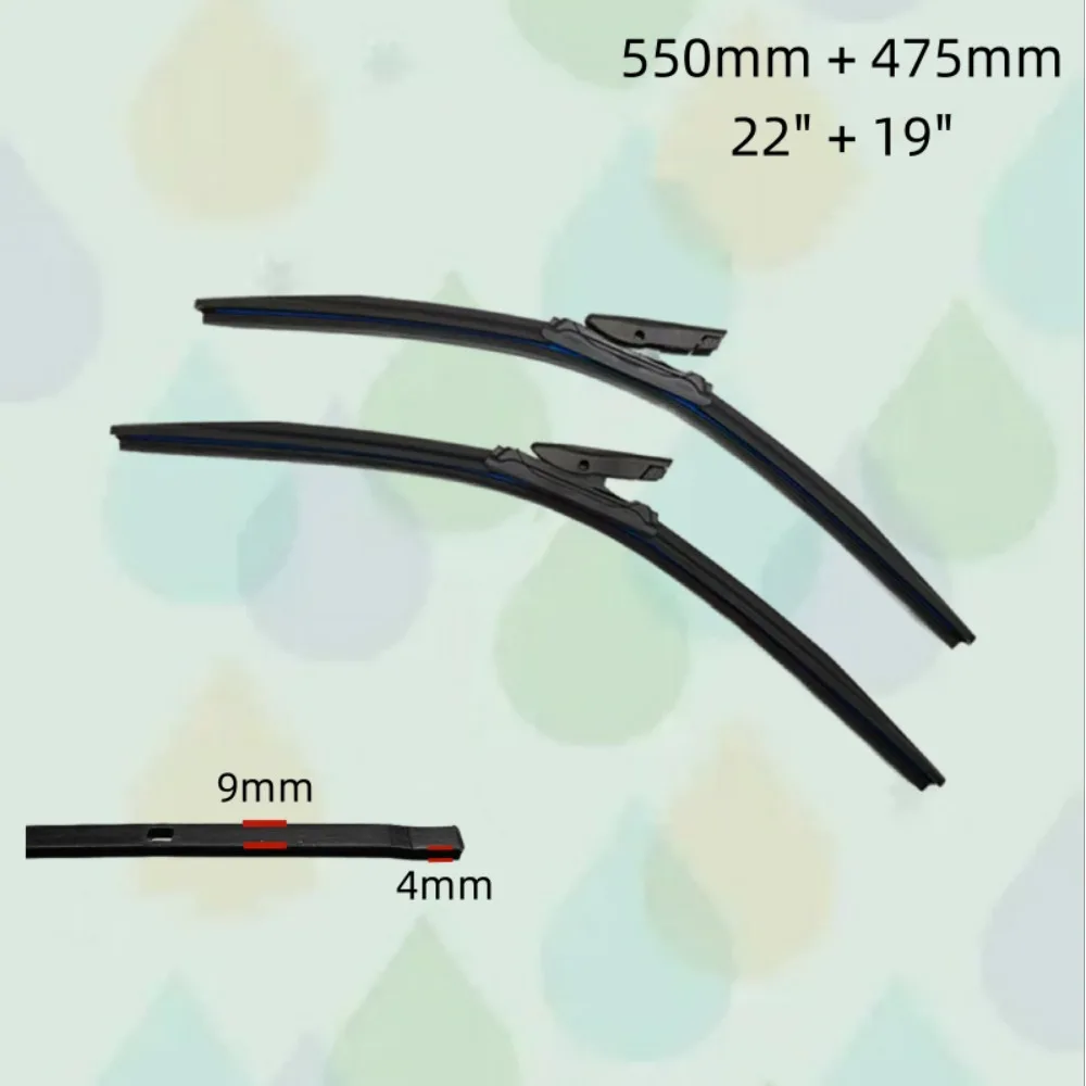 Wiper blades for Renault Logan 2015-2022 Dacia Sandero MK2 2016-2019 22