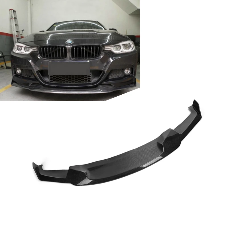 

Body Parts MAD Style Carbon Fiber Front Bumper Lip For 2013-2018 BMW 3 Series F30 F35 Splitter