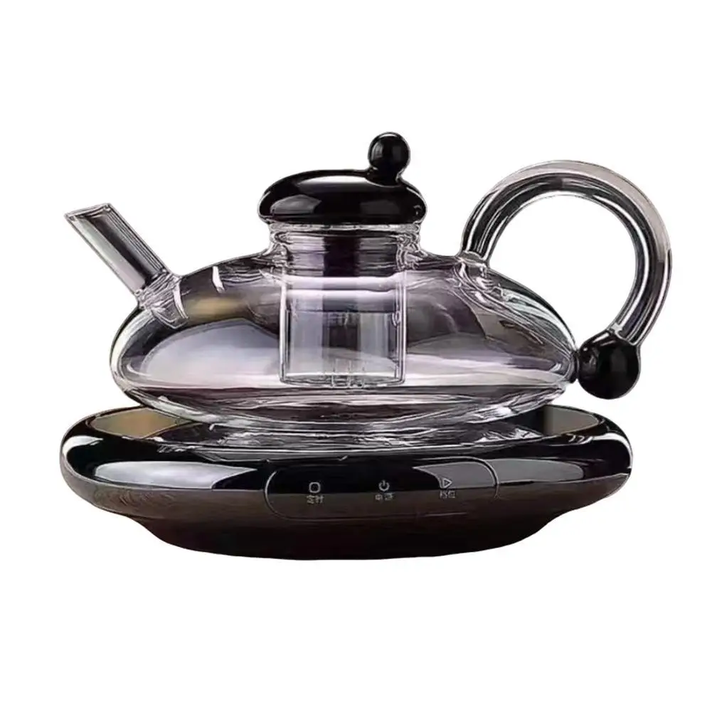 

Flower tea pot set English boiled fruit tea set heat-resistant glass Nordic affordable luxury health pot Clear Glass Teapot