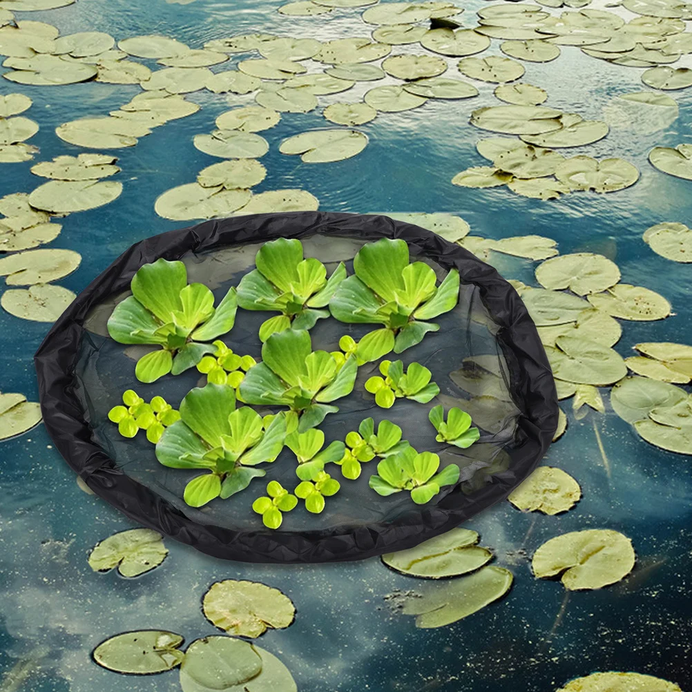 

Floating Plant Island Protector Round Fine Mesh Pond Planter Fish Barrier Water Garden Floating Pond Plant Barrier