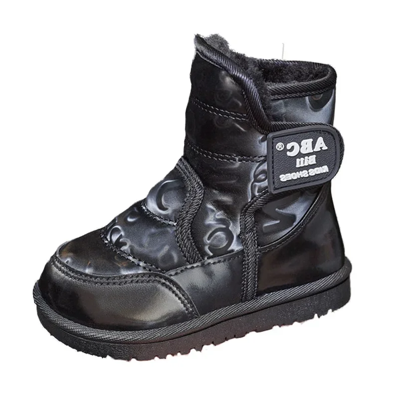 Ботинки Детские Child Shoes Winter Boots for Children Antiskid Cotton Plush Girl Sneakers Lightweight Comfortable Boy Snow Boots