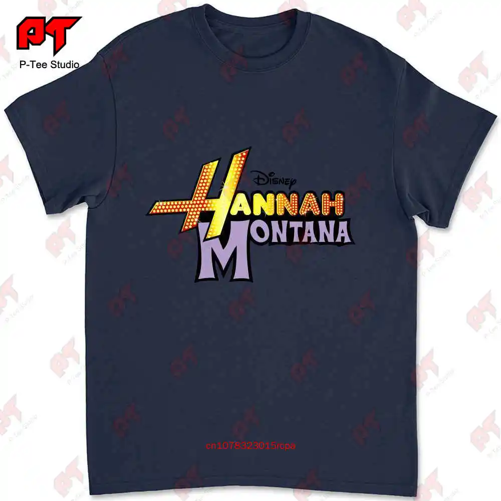 Hannah Montana Miley Cyrus Logo T Shirt U6UD