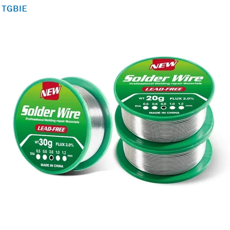 [TL]【TL】20g/30g Low Melting Point Lead-free Solder Wire Roll High Purity Environmental Solder Wire Tin Core Tin For Welding